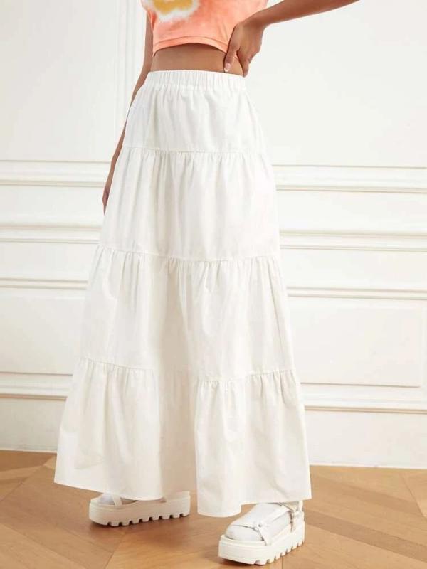 White Maxi Skirt