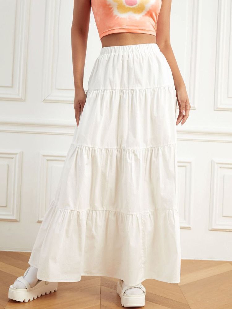 White Maxi Skirt